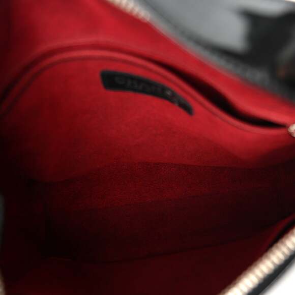 Chanel Patent Quilted Small Chocolate #239947C15B - Picture 5 of 10